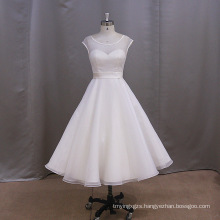 Short Skirt Organza Baby Girl Wedding Dress